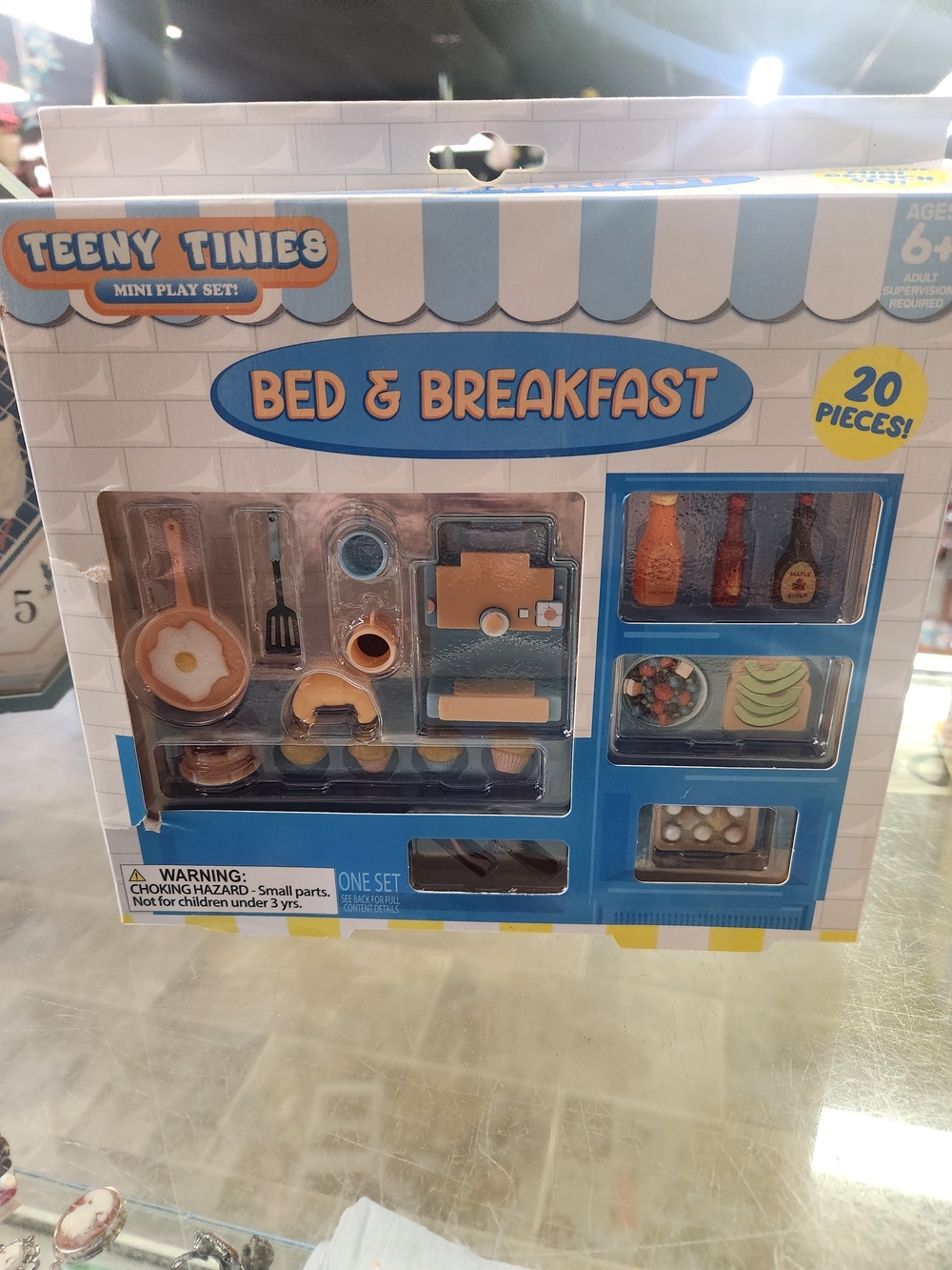Bed & Breakfast Mini Play Set - Blue